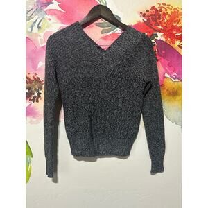 Poof Apparel Sweater -  Size Medium - Color Black and White